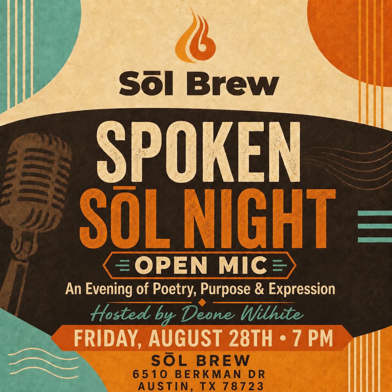 Sol Night flyer